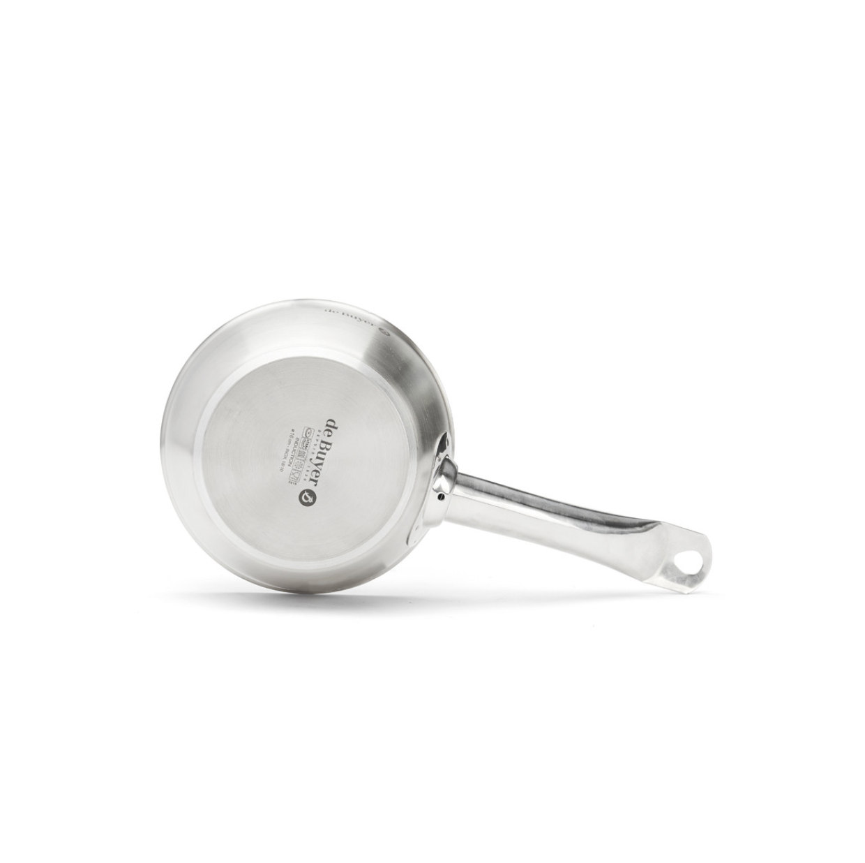 De Buyer - Sartén PRIM'APPETY de acero inoxidable remachada de 16 cm